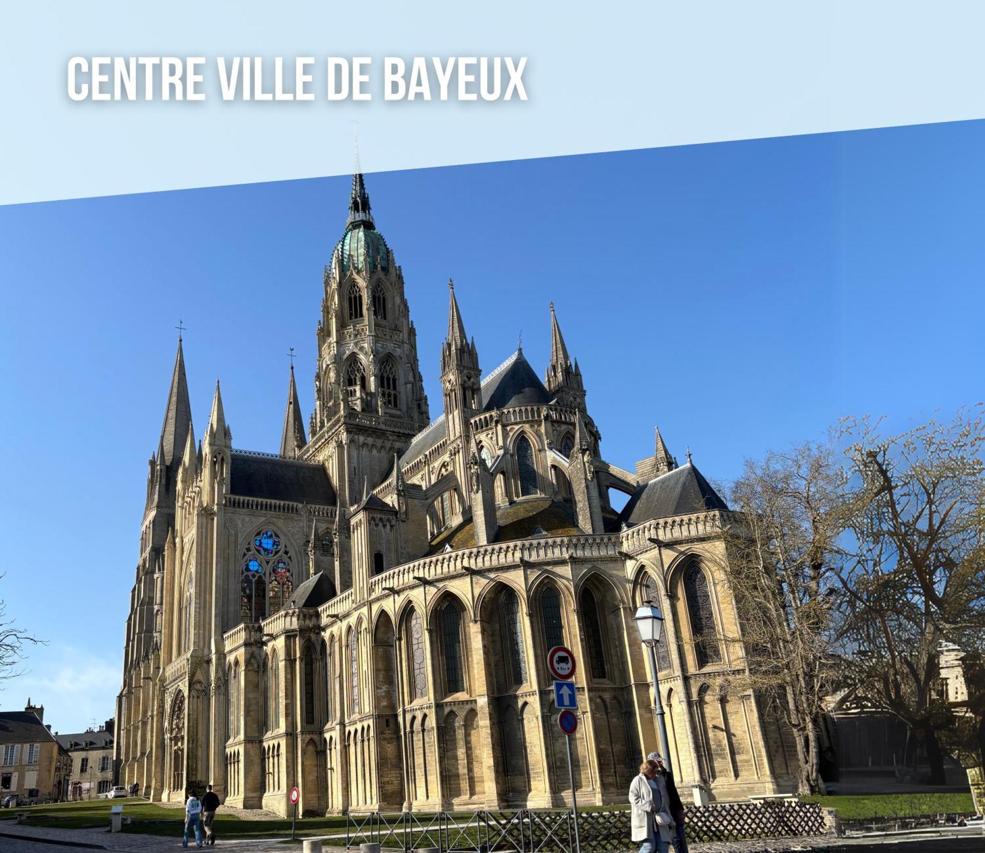Les Combles De L Aure Grand Studio Cosy Confortable Classe 3 Etoiles Centre Bayeux 2 Mn A Pied Cathedrale Proche Plages Du Debarquement Exterior photo